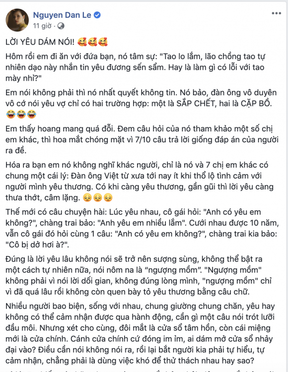 MC Đan Lê, sao Việt